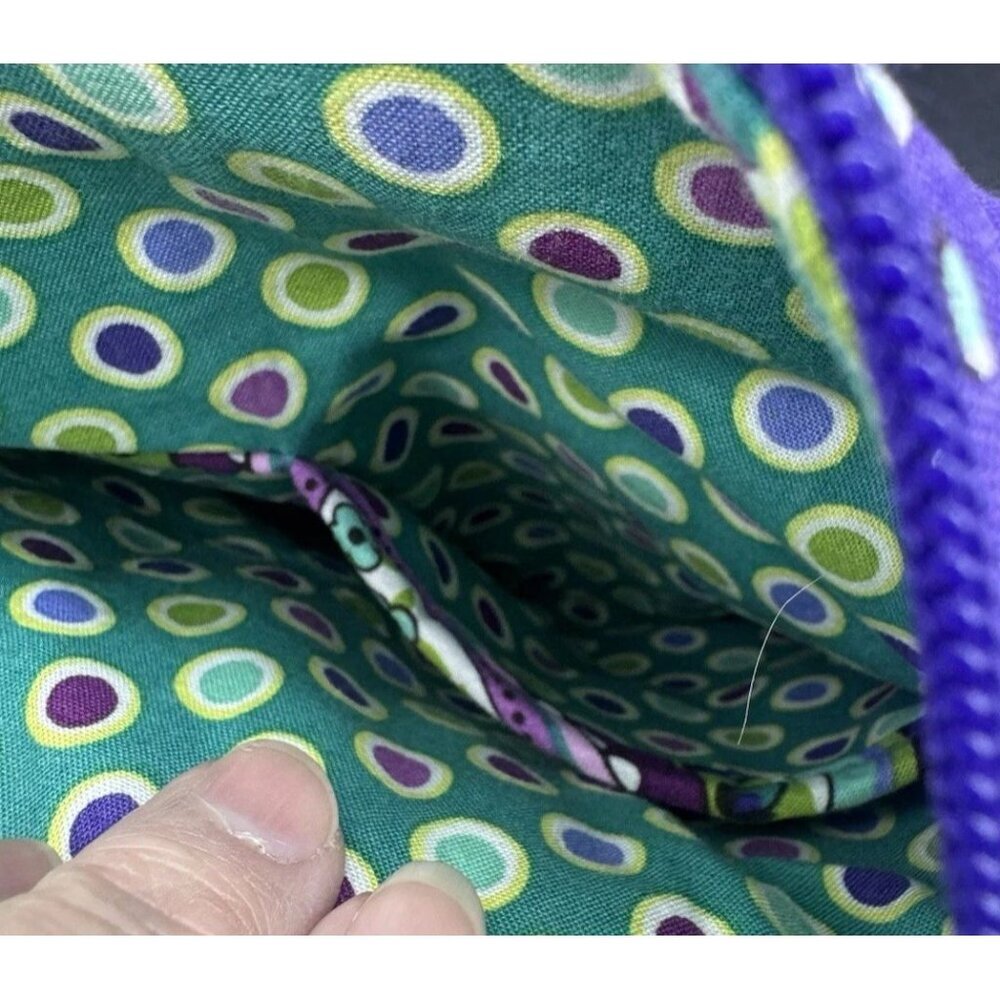 Vera Bradley‎ Retired Heather Paisley Hipster Crossbody Purse Classic Travel - Picture 12 of 16